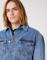 Wrangler Anti Fit Jacket Męska Kurtka Jeansowa Authentic Mid W45979142 112324519